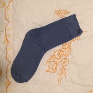 Thick wooly socks blue
